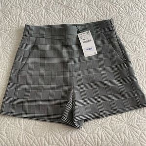 Zara Plaid Shorts Small